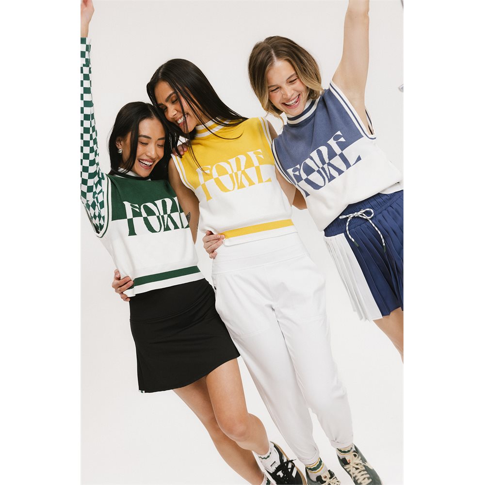 Women's Fore Sleeveless Mock Neck Sweater