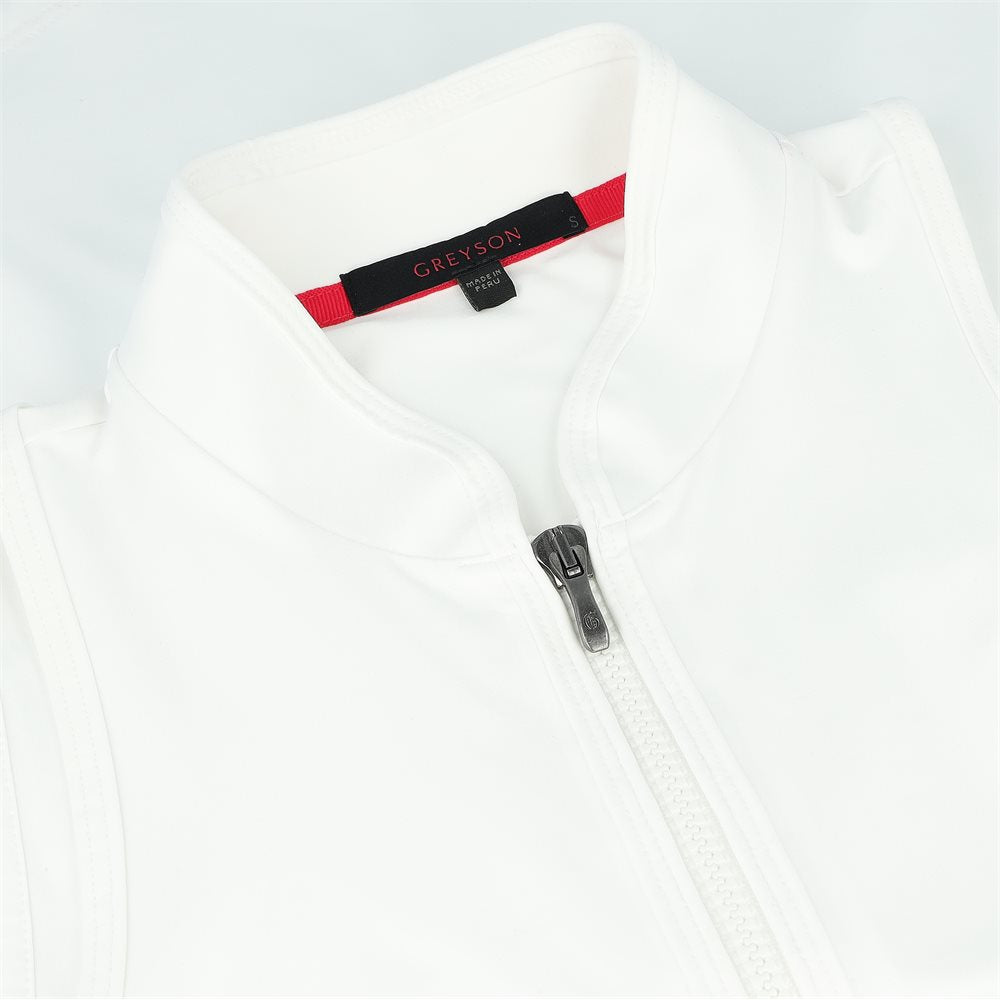 Women's Sleeveless Vesta Mock Neck Shirt