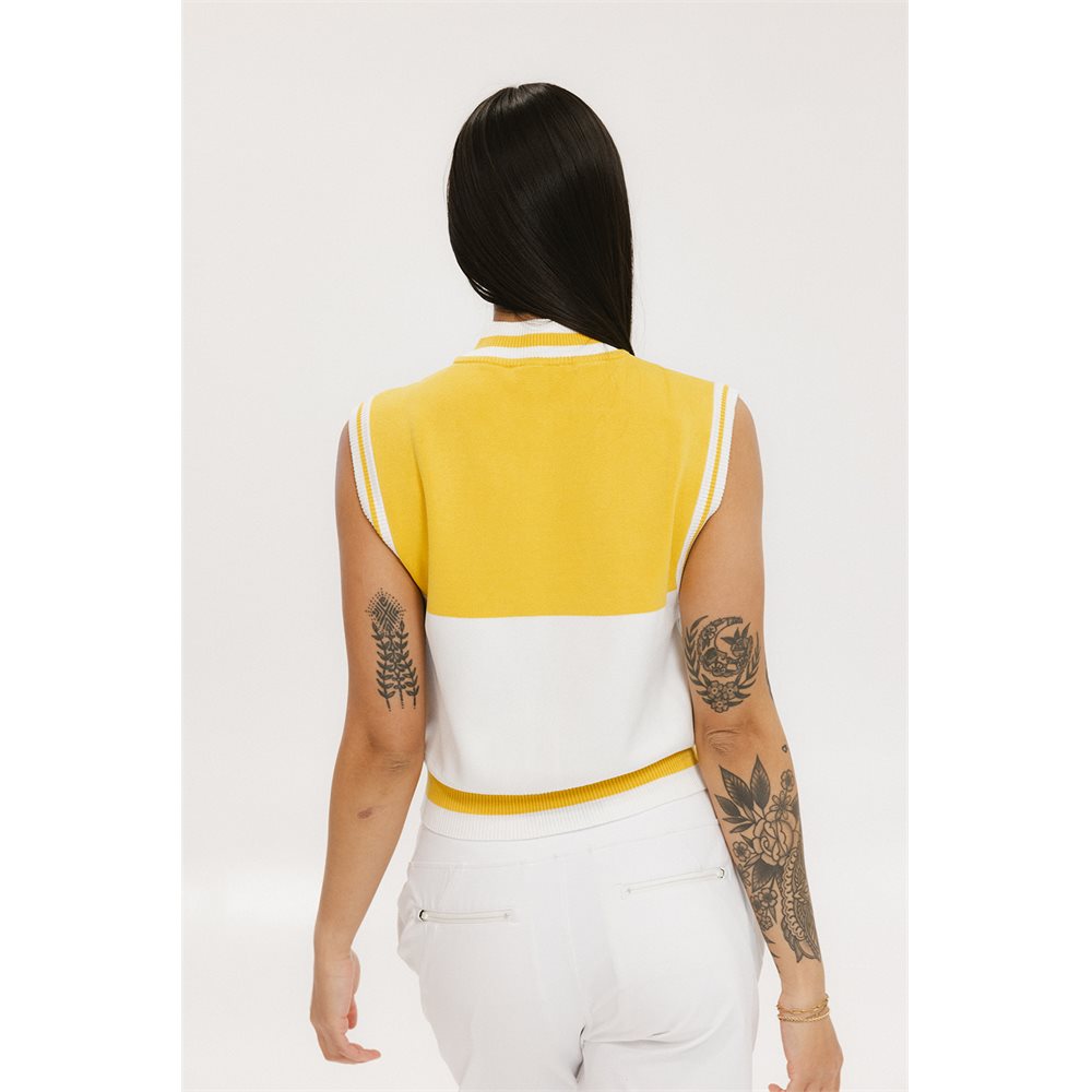 Women's Fore Sleeveless Mock Neck Sweater