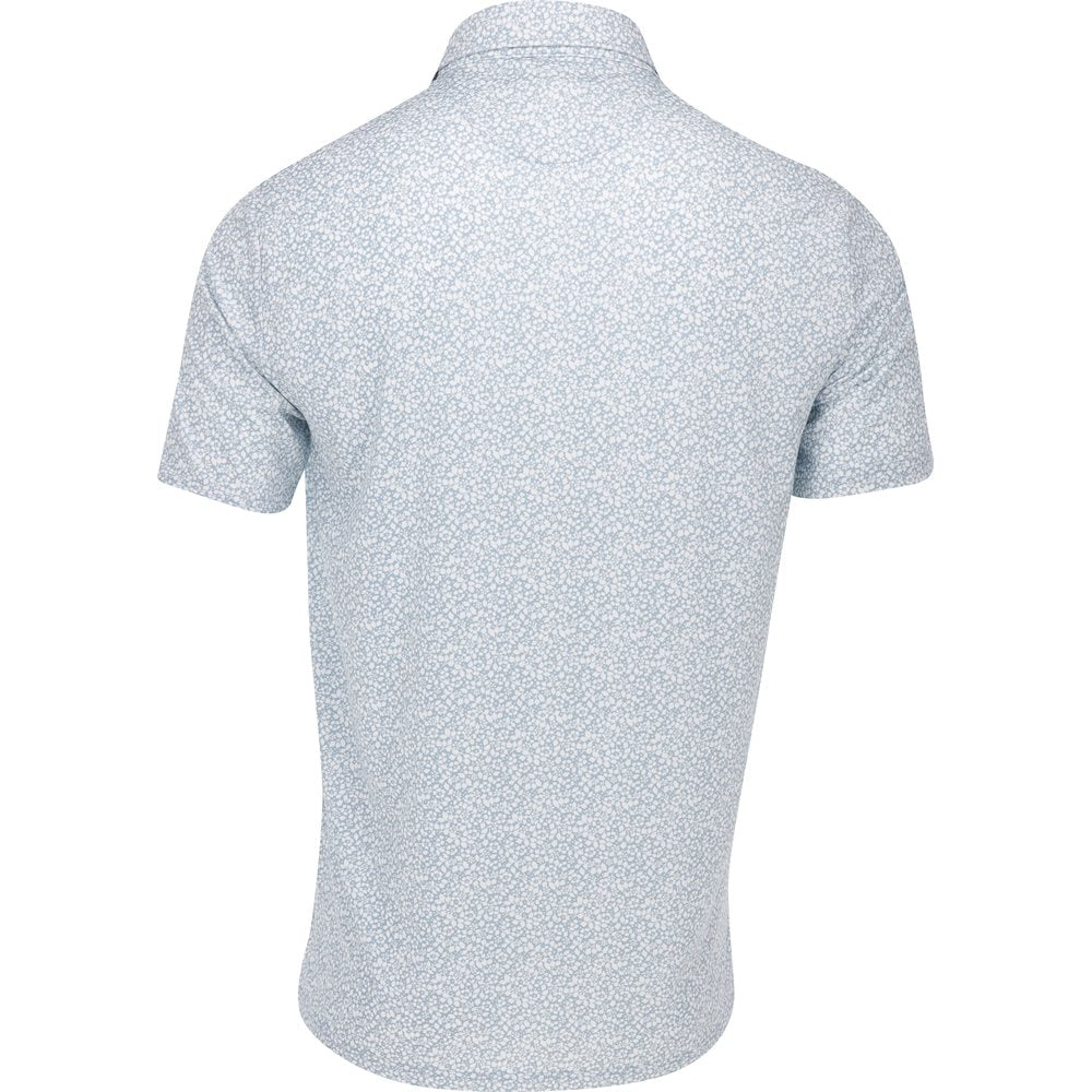 Lightweight Airflow Petal Print Polo