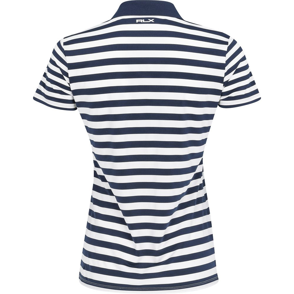Women's Printed Airflow Stripped Polo