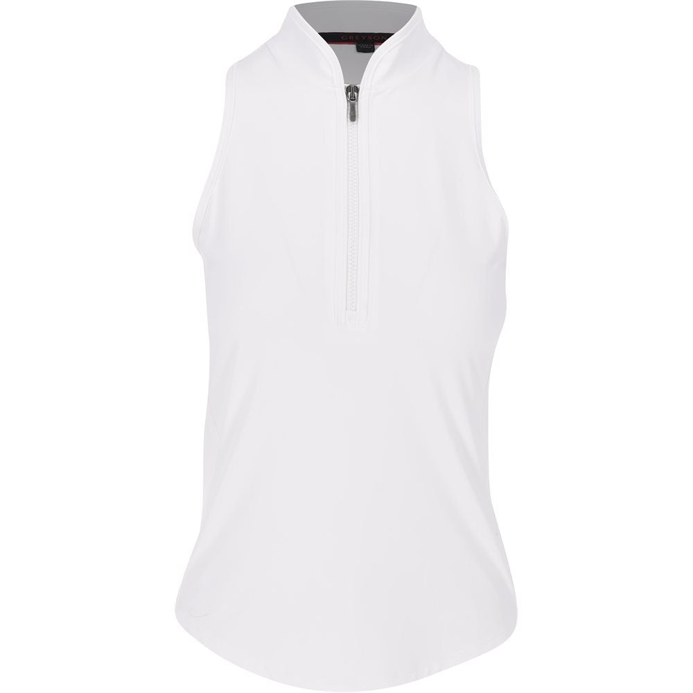 Women's Sleeveless Vesta Mock Neck Shirt