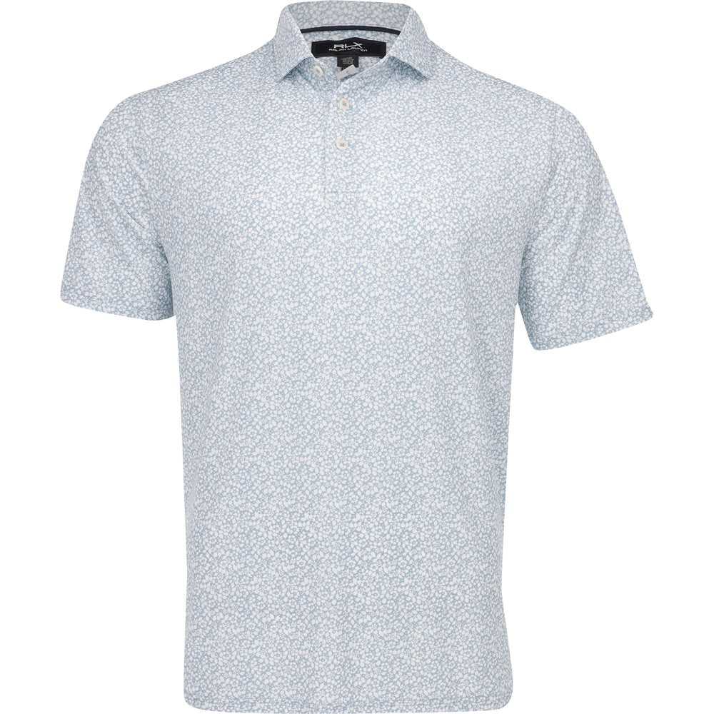 Lightweight Airflow Petal Print Polo
