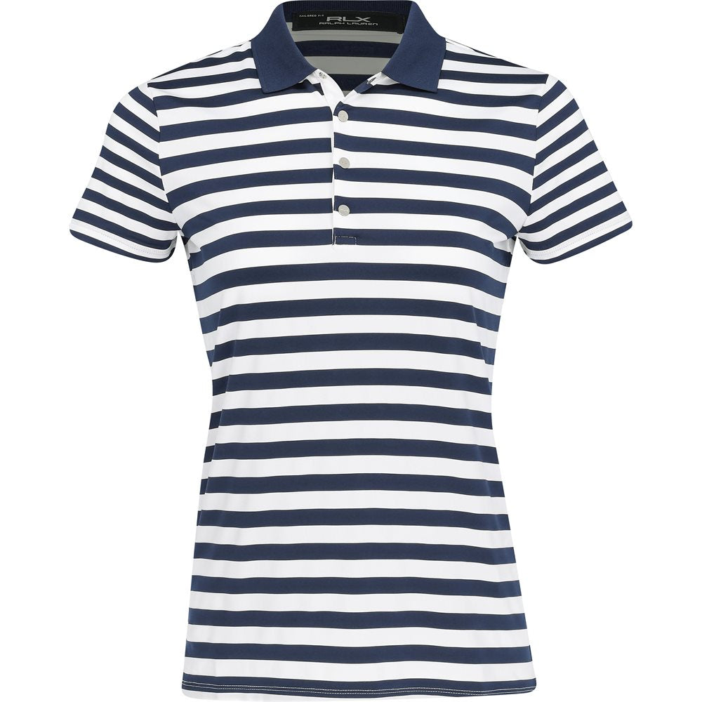 Women's Printed Airflow Stripped Polo