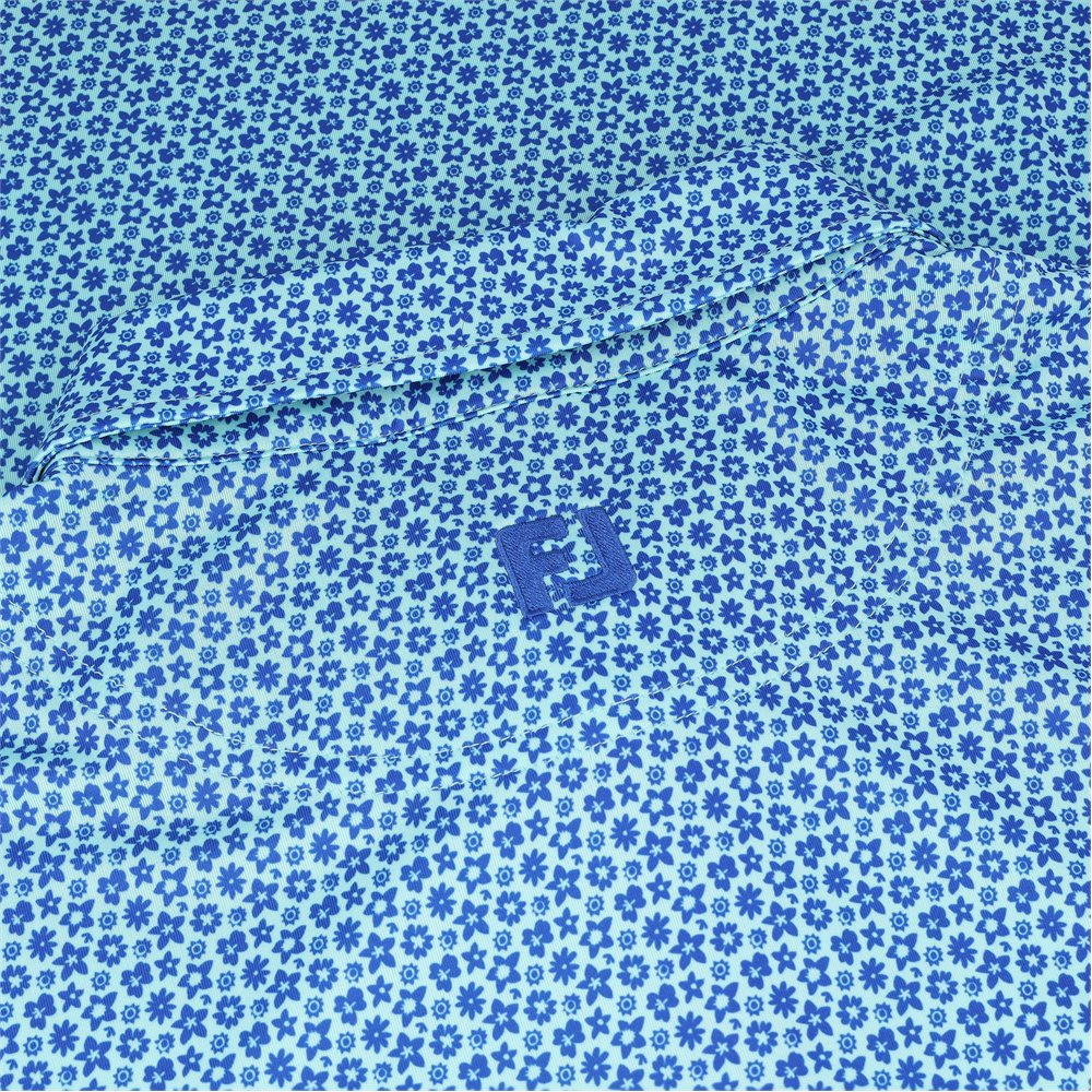 Allover Floral Lisle Polo