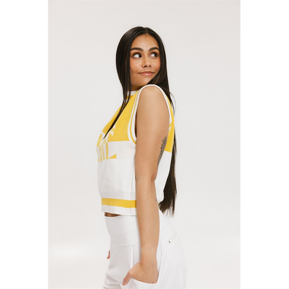 Women's Fore Sleeveless Mock Neck Sweater