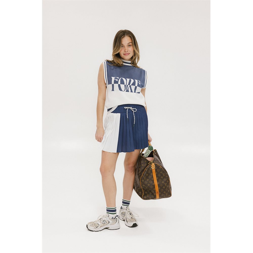 Women's Rose Pleated Skirt