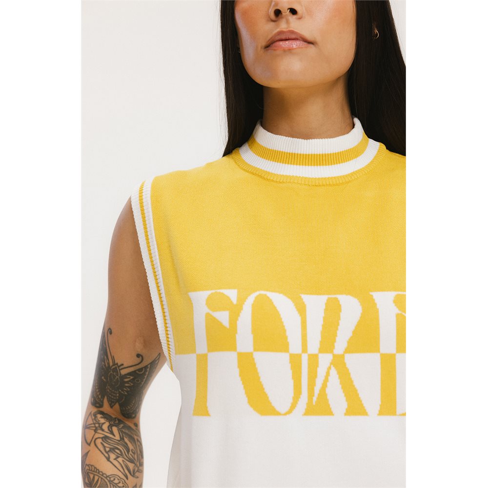 Women's Fore Sleeveless Mock Neck Sweater