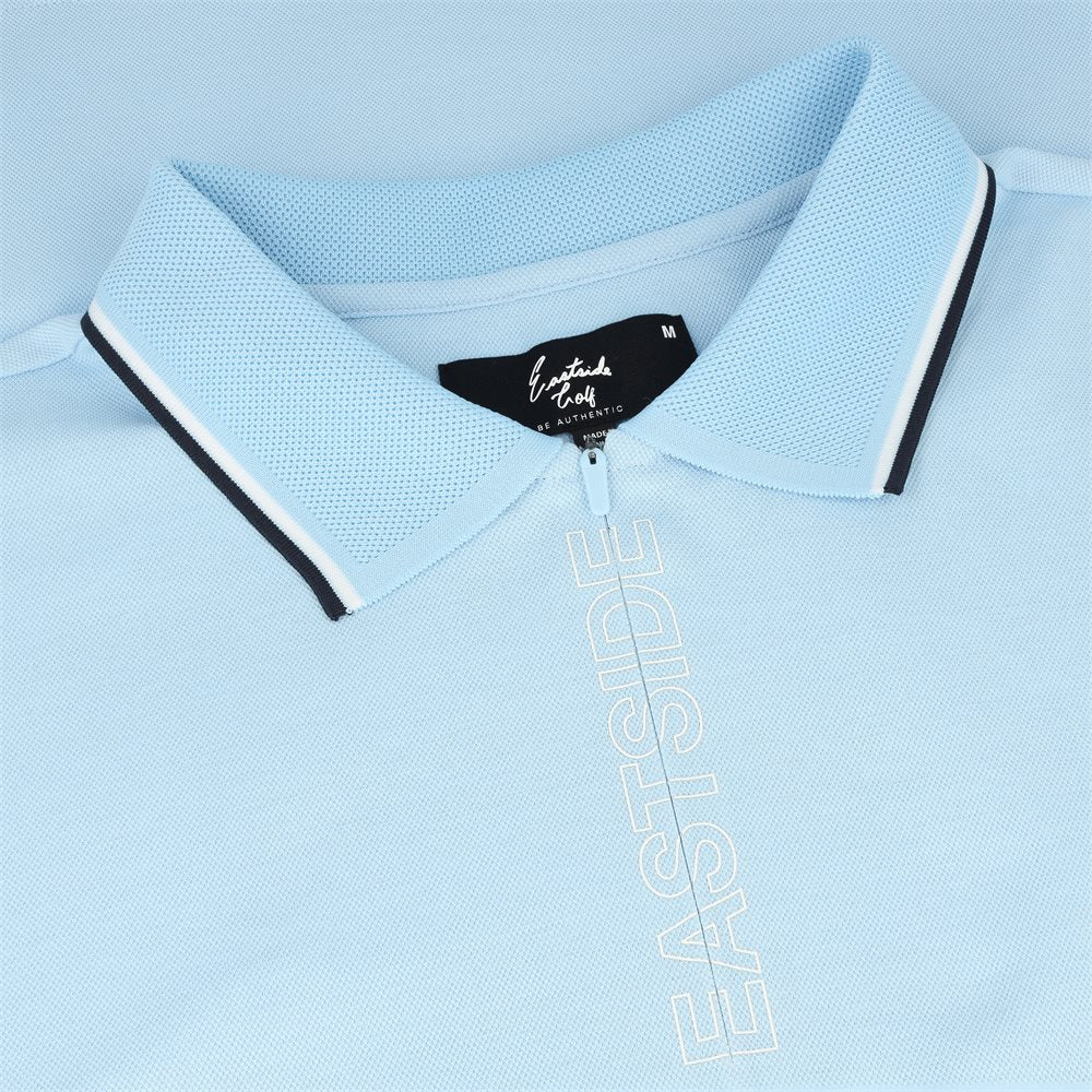 Zip Placket Fine Pique Polo