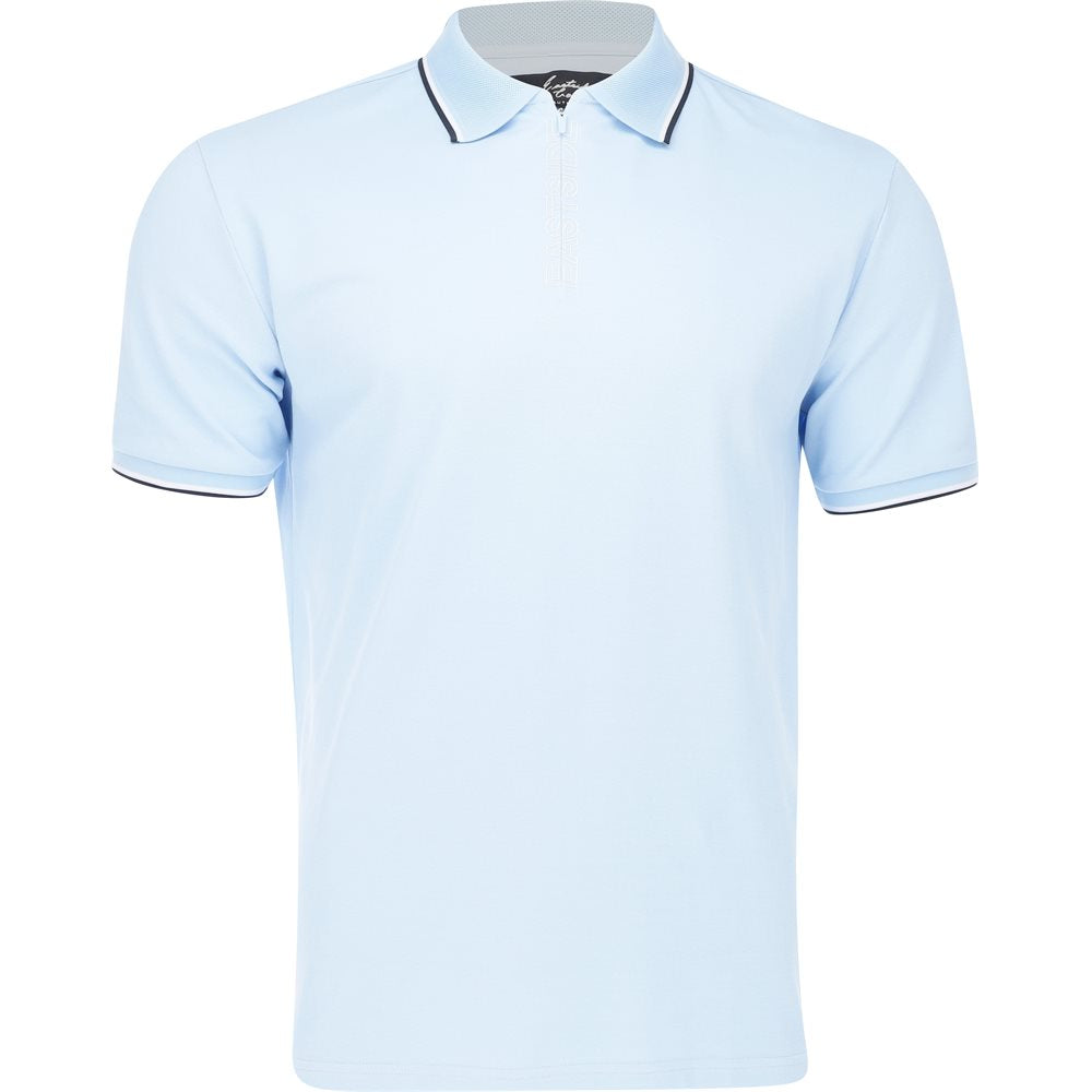 Zip Placket Fine Pique Polo