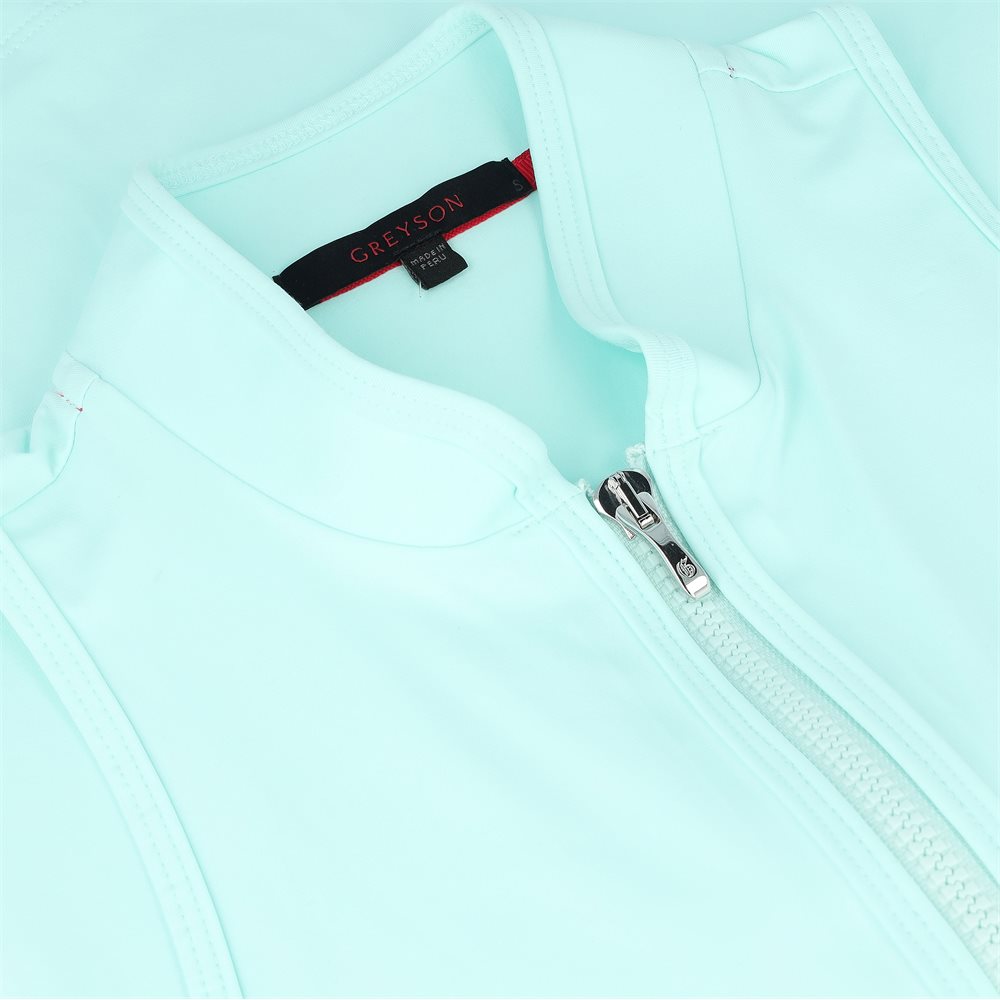 Women's Sleeveless Vesta Mock Neck Shirt