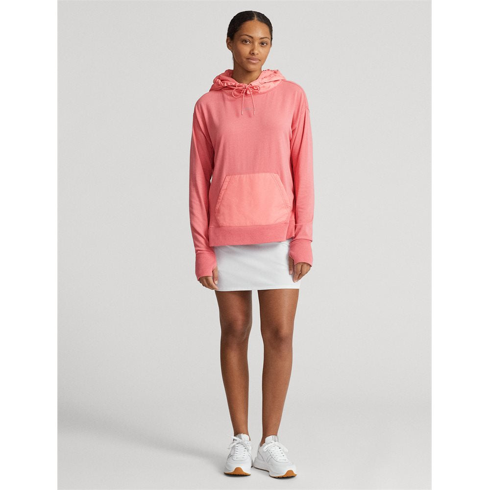 Women's Cloud Fleece Hoodie Nylon Pocket Sweatshirt