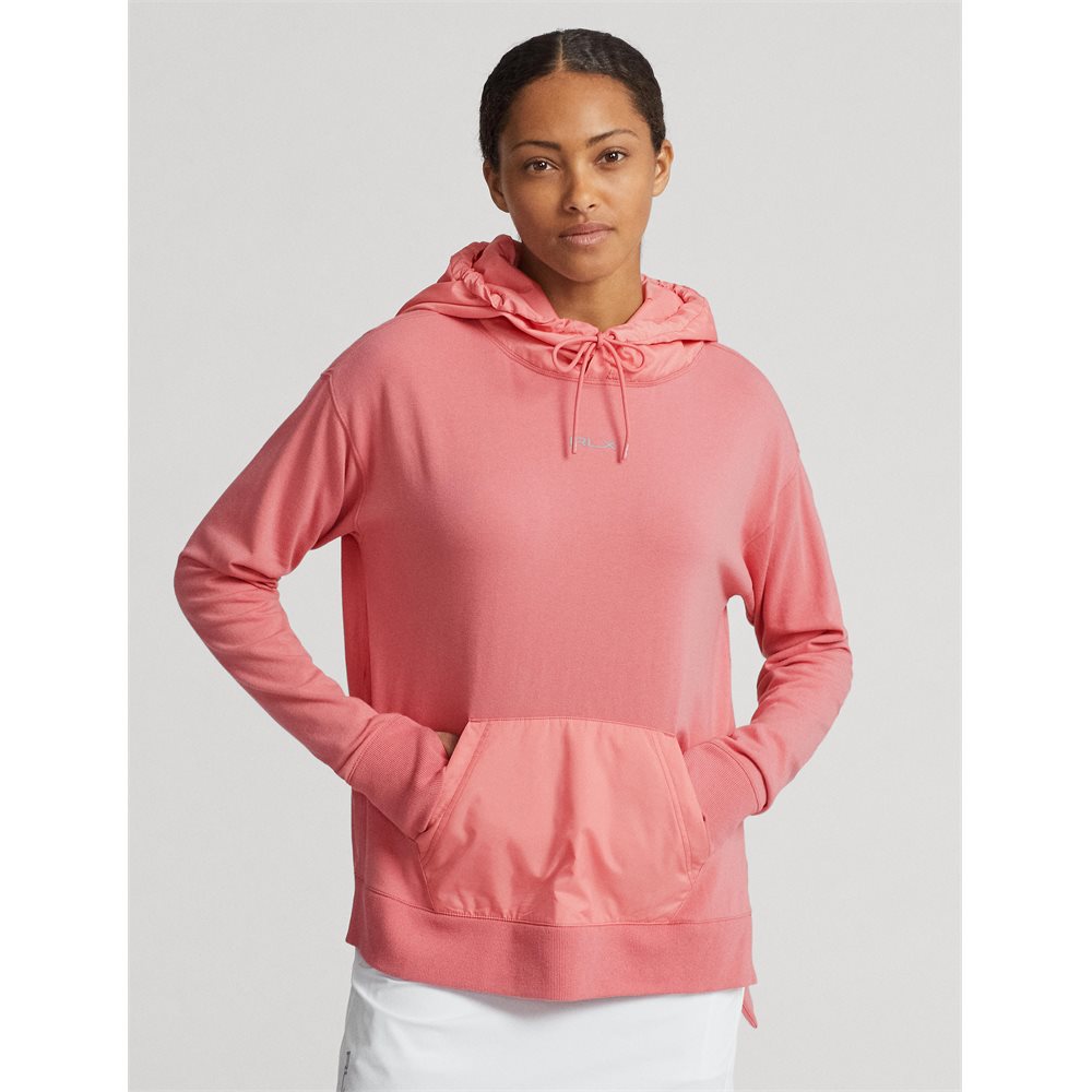 Women's Cloud Fleece Hoodie Nylon Pocket Sweatshirt