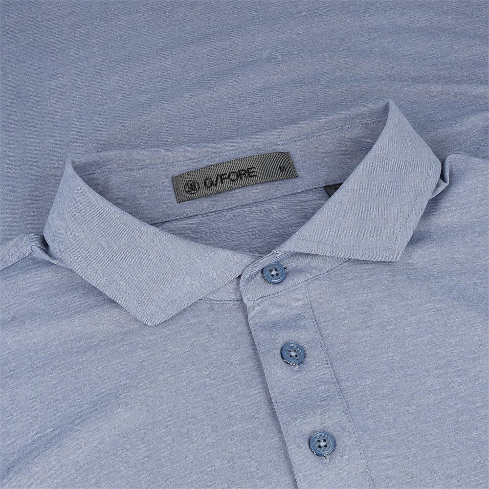 Rib Gusset Melange Ice Nylon Polo