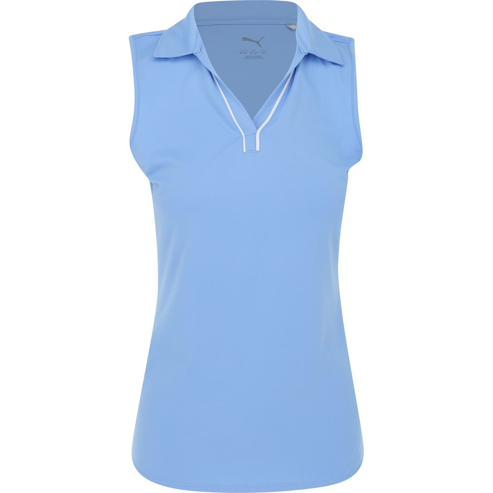 Girls' CLOUDSPUN Piped Sleeveless Polo