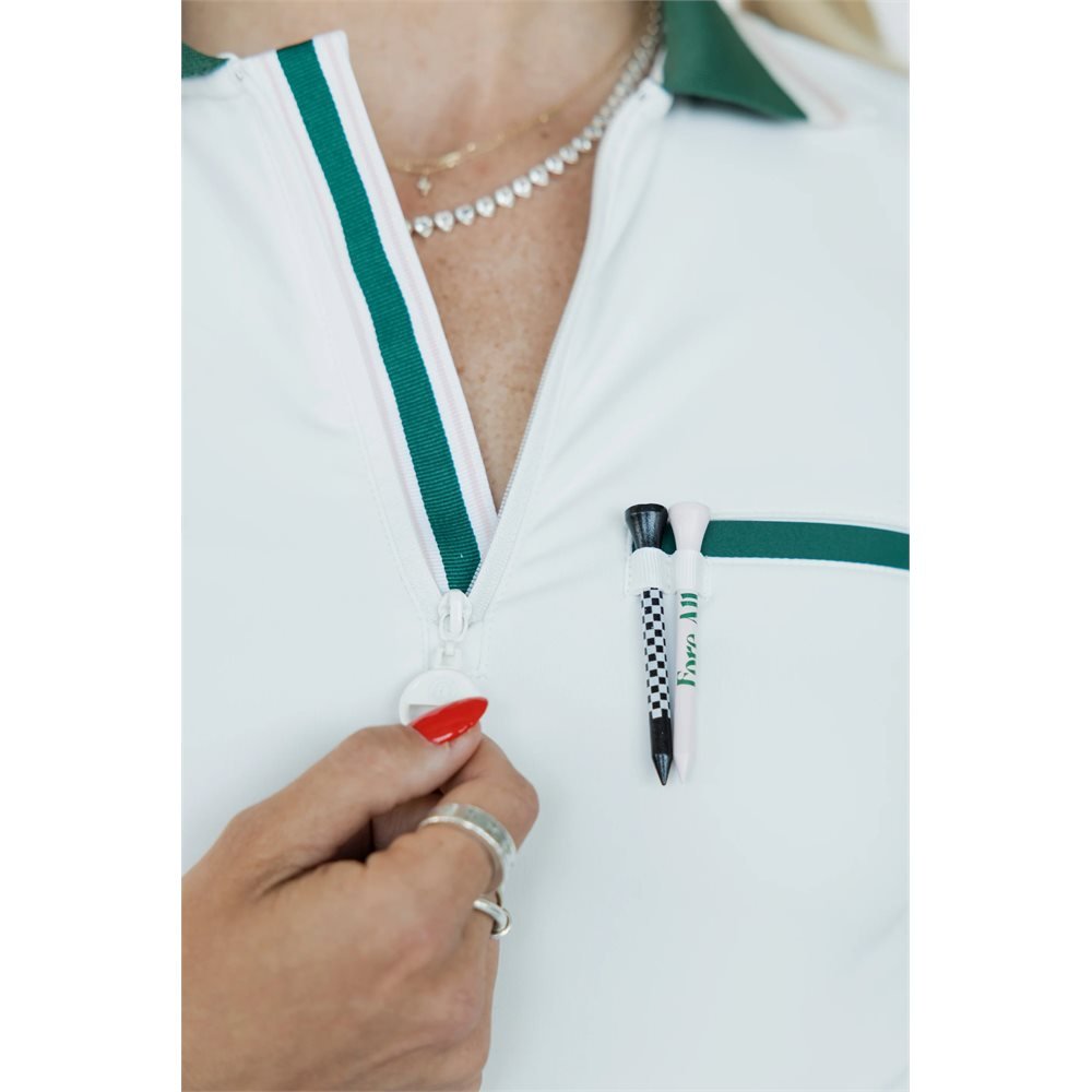 Women's Michelle Long Sleeve 1/4 Zip Polo - Fairway Styles