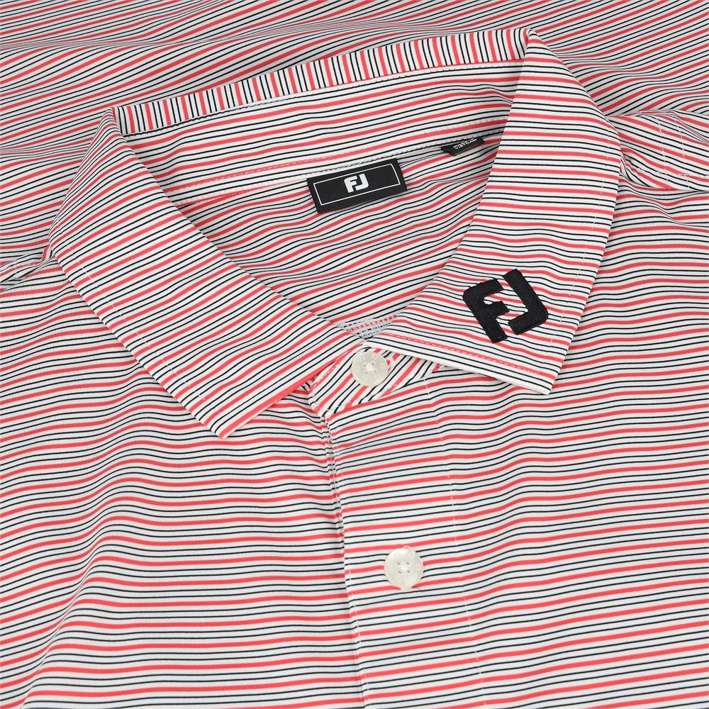 TOUR LOGO Emory Stripe Polo - Previous Season