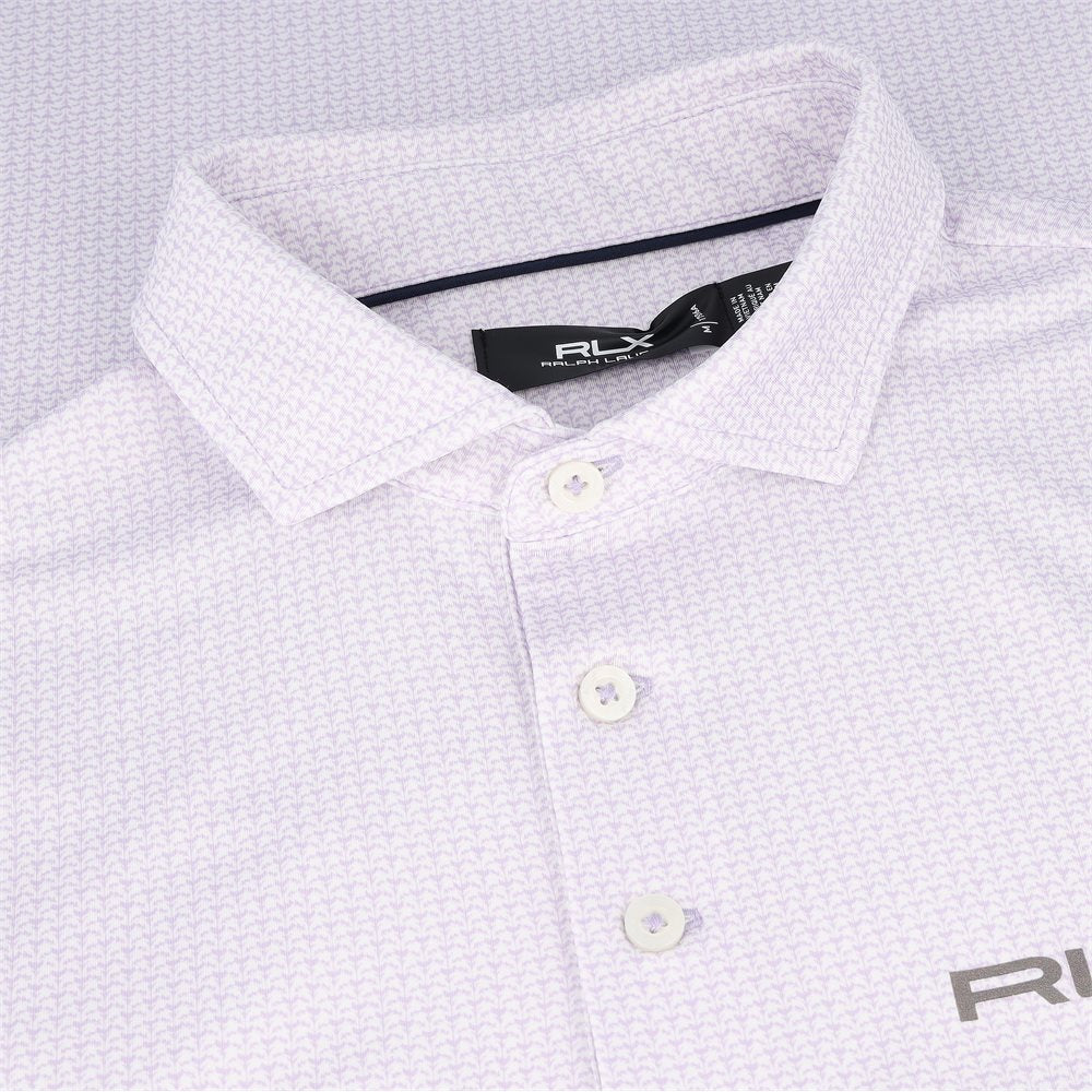 Printed Lightweight Airflow Polo