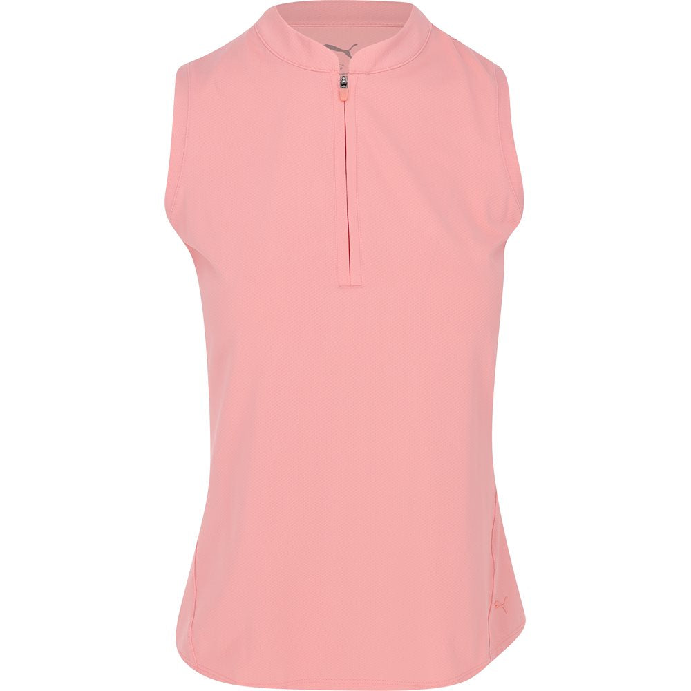Women's Aerlon Sleeveless 1/4 Zip Blade Collar Polo