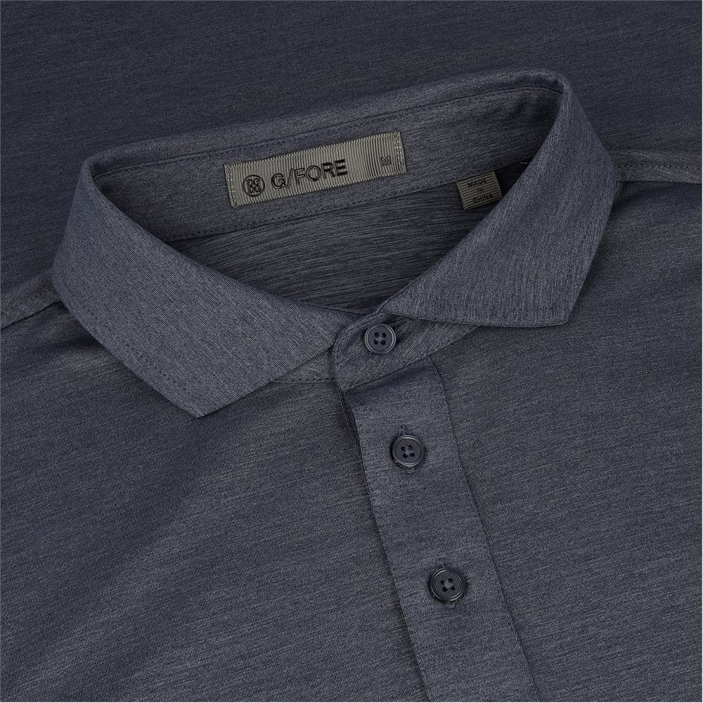 Rib Gusset Melange Ice Nylon Polo