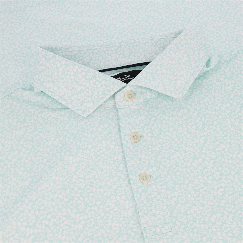 Lightweight Airflow Petal Print Polo