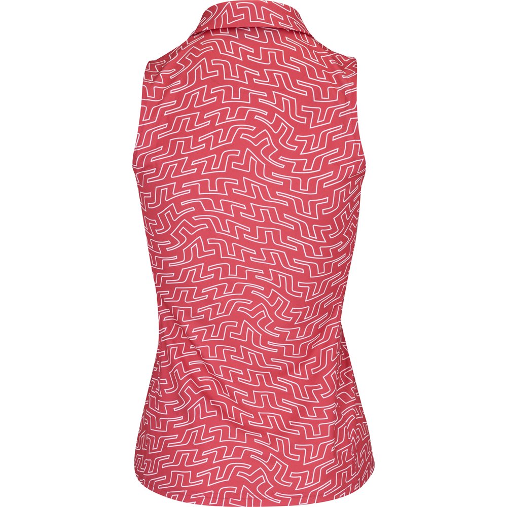 Women's Dena Print Sleeveless Polo