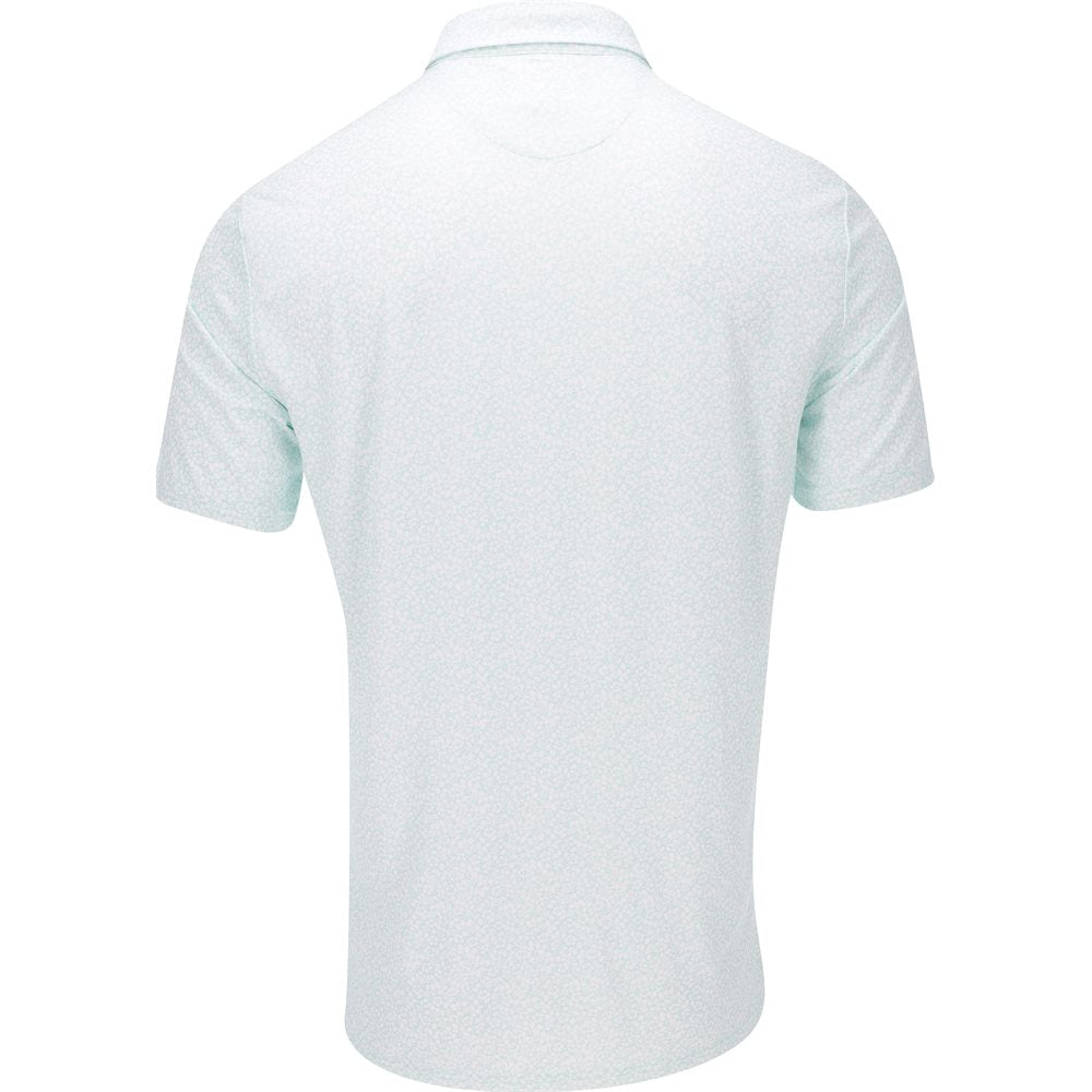 Lightweight Airflow Petal Print Polo