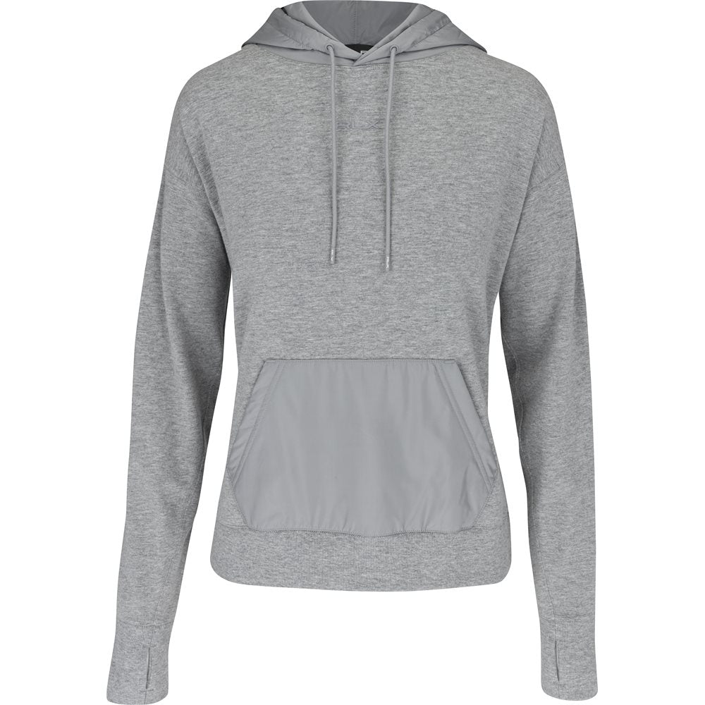 Women's Cloud Fleece Hoodie Nylon Pocket Sweatshirt