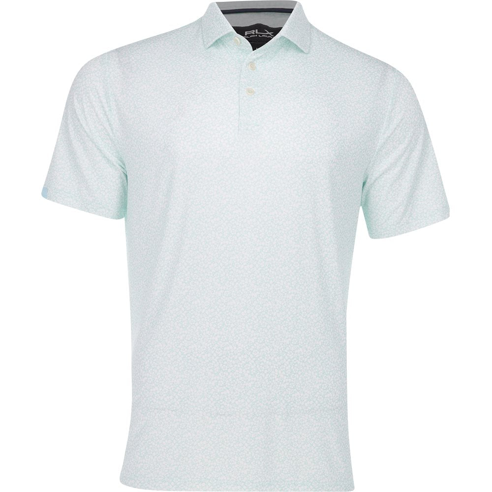 Lightweight Airflow Petal Print Polo