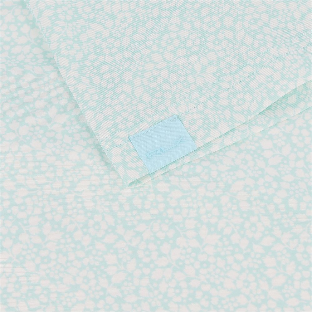 Lightweight Airflow Petal Print Polo
