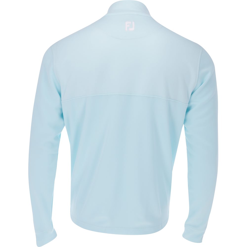 Tour Logo Heather Yoke Half Zip Mid-Layer Pullover