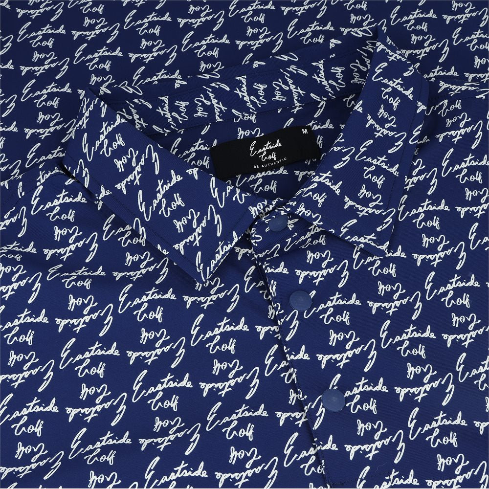 Snap Placket Print Polo