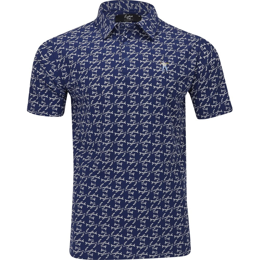 Snap Placket Print Polo