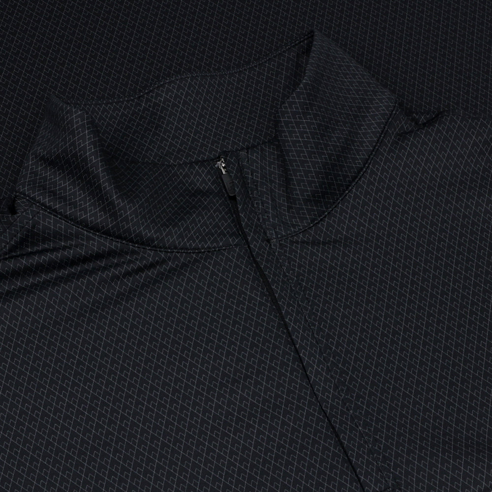 Tonal Deco Diamond 1/4 Zip Pullover