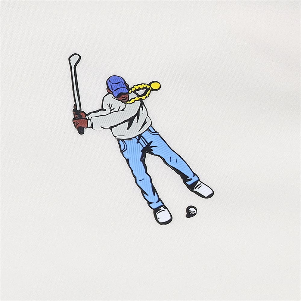 Snap Placket Print Polo