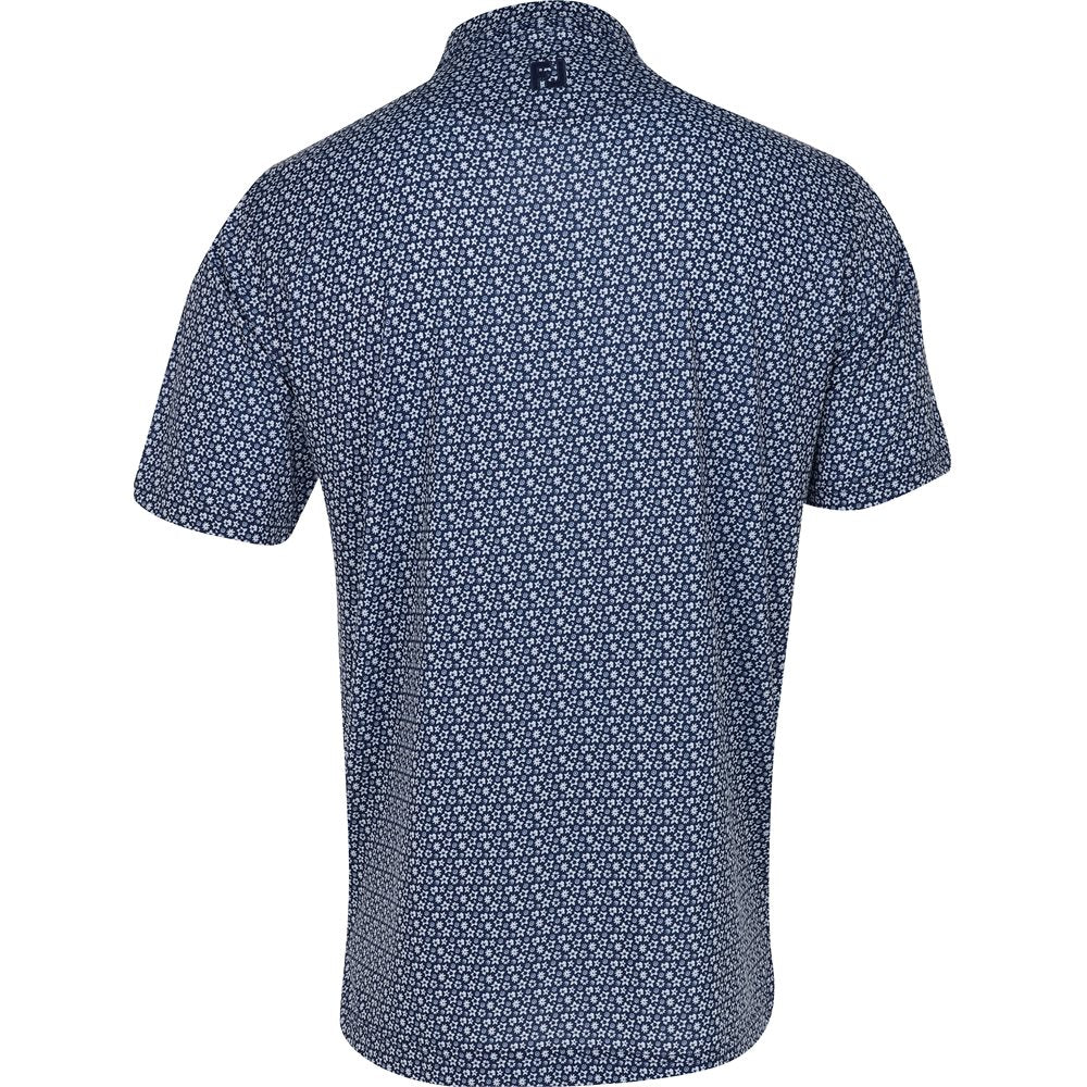 Allover Floral Lisle Polo