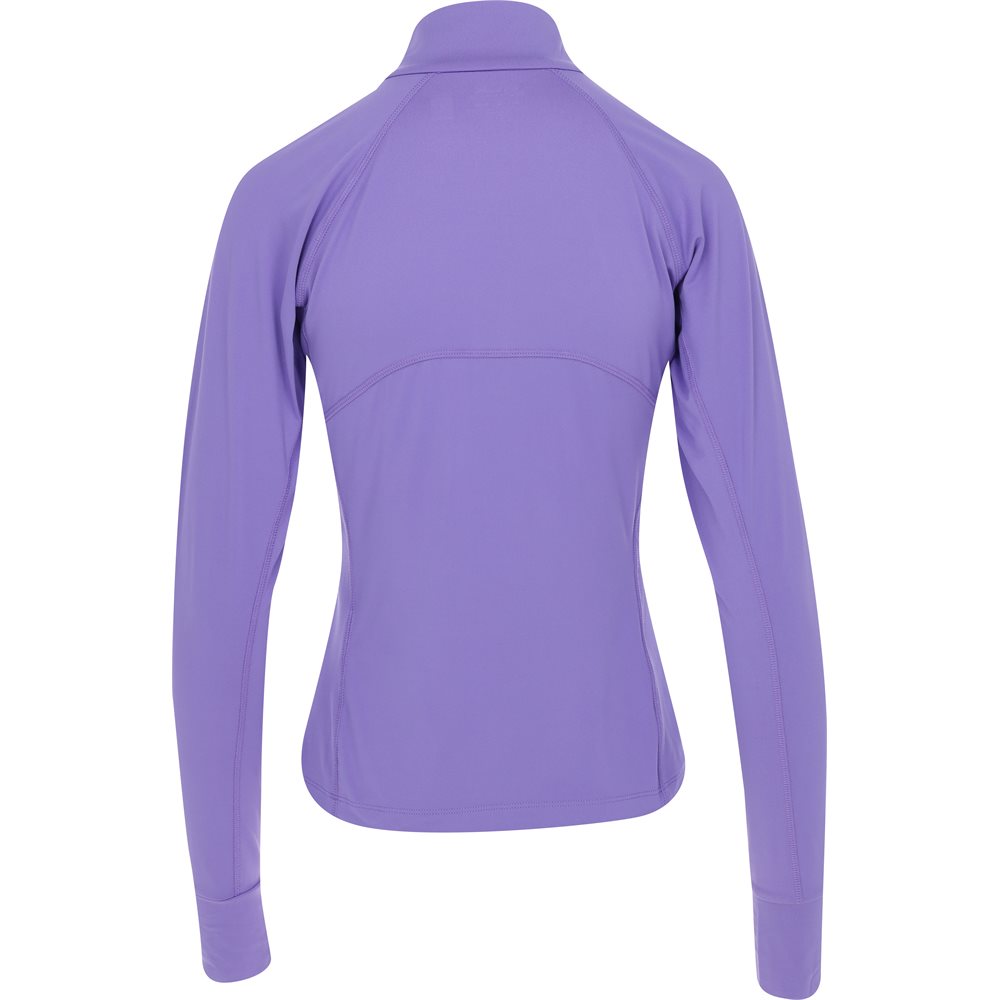 Stretch Peached Jersey UV 1/4 Zip Midlayer