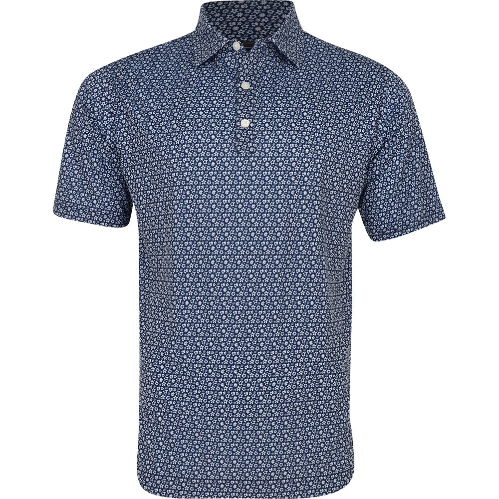 Allover Floral Lisle Polo