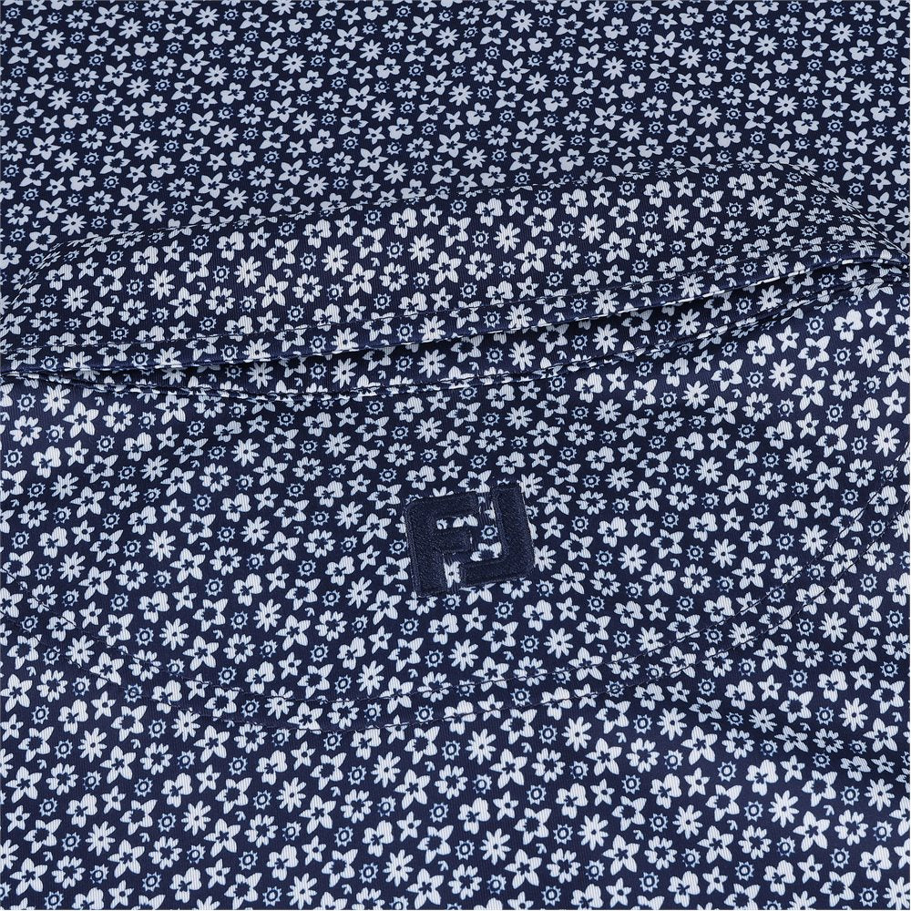 Allover Floral Lisle Polo