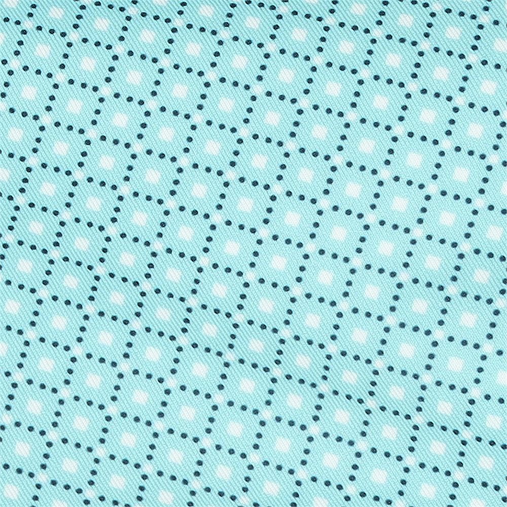 Lisle Dot Geo Print Self Collar Golf Polo - Previous Season