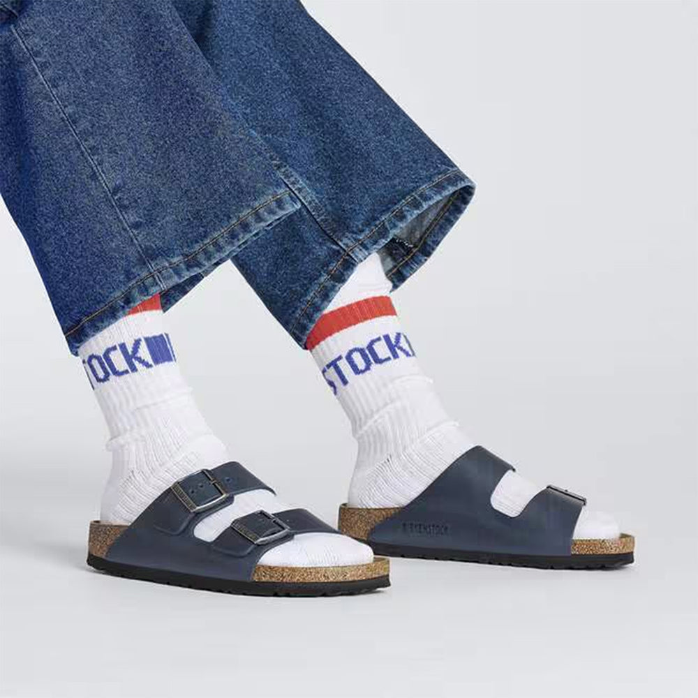 Cotton Crew Stripe Socks