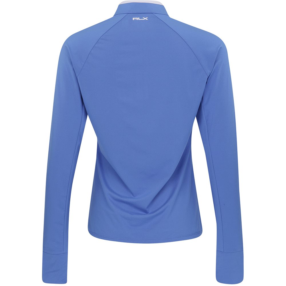 Women's Stretch Peached Jersey 1/4 Zip Low Collar Midlayer