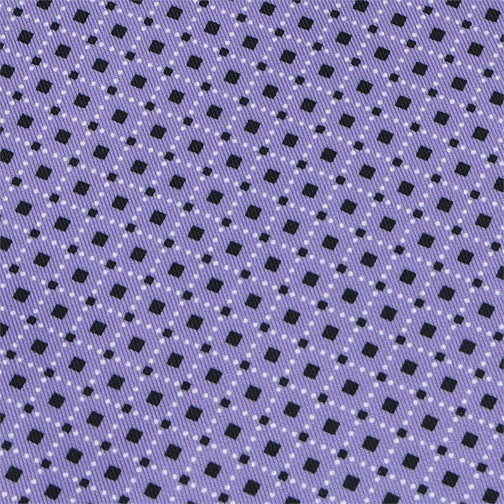 Lisle Dot Geo Print Self Collar Golf Polo - Previous Season