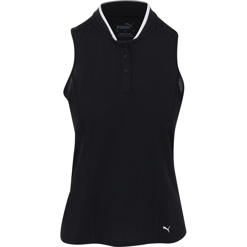 Women's Range Pique Sleeveless Golf Polo