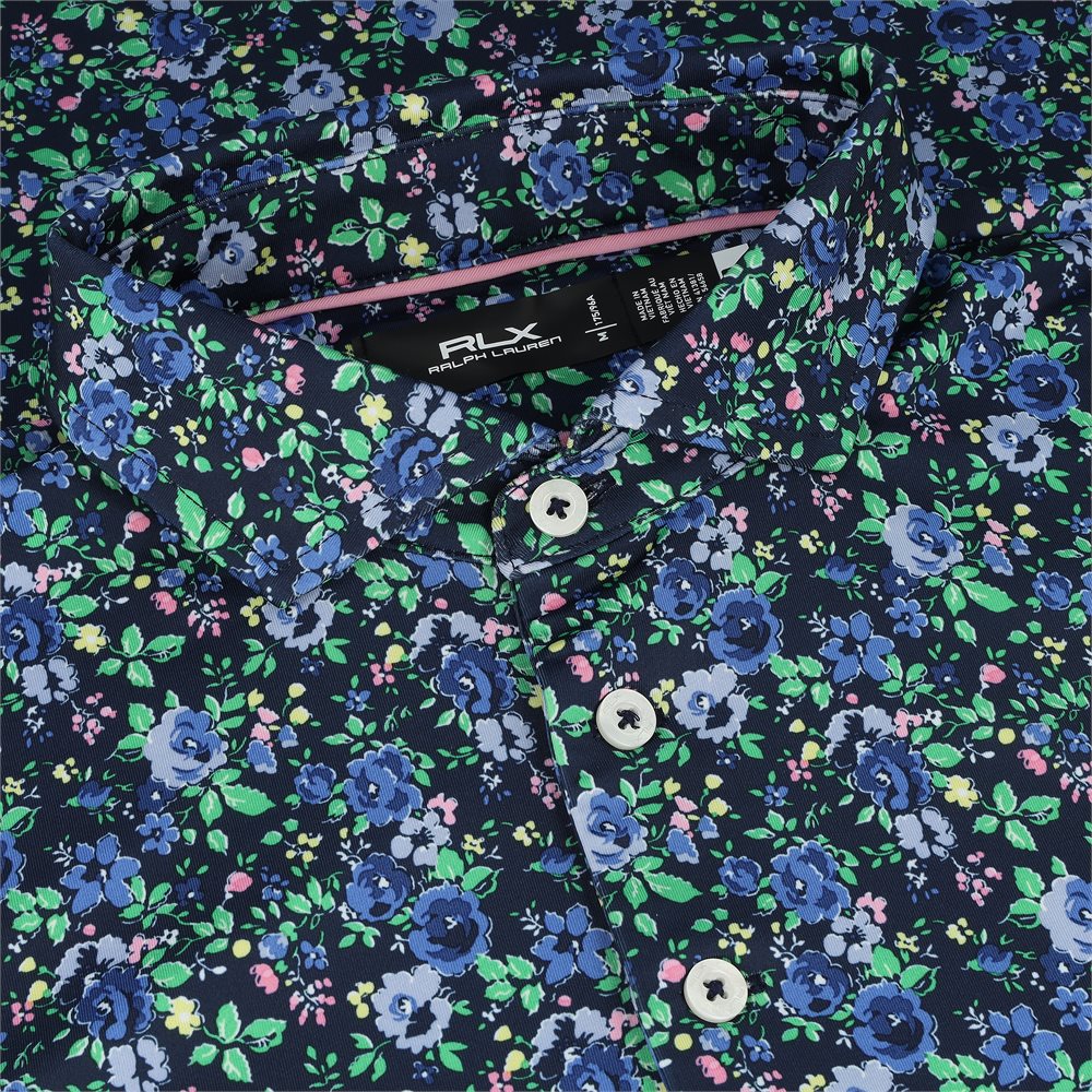 Printed Lightweight Airflow Polo