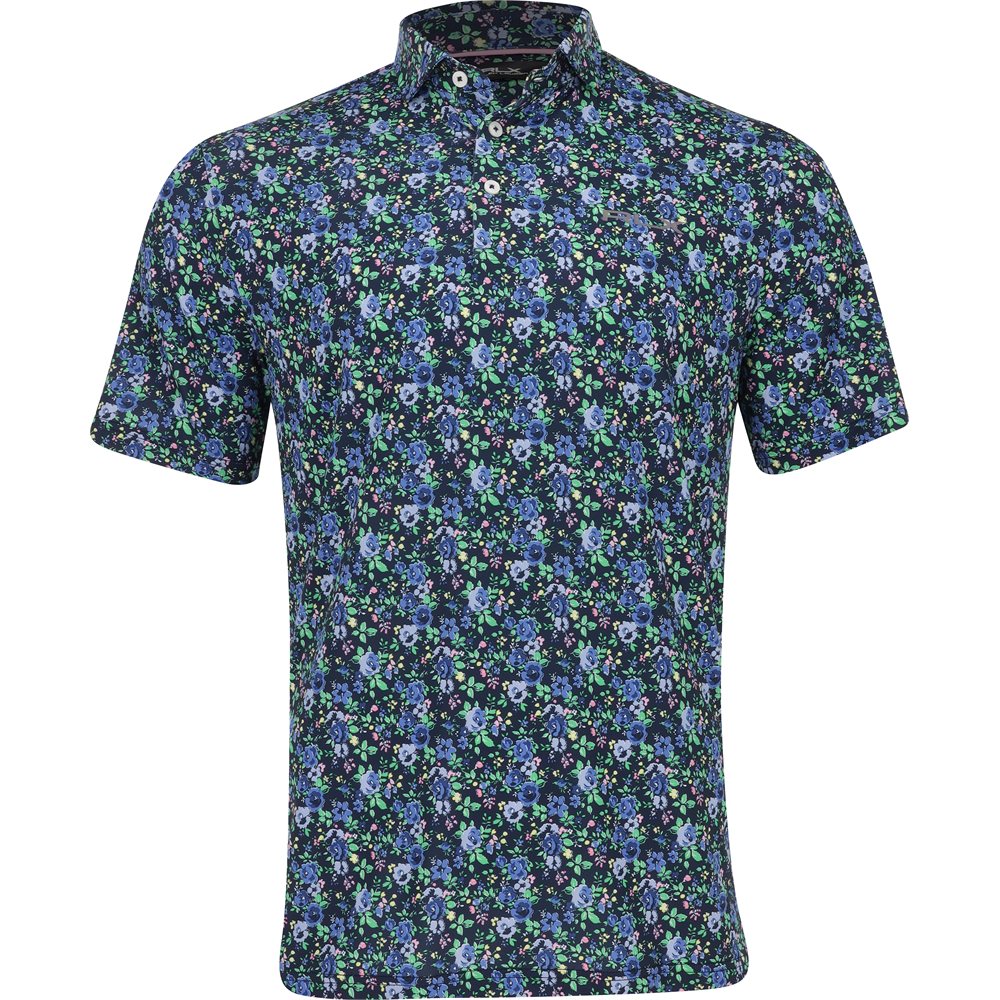 Printed Lightweight Airflow Polo