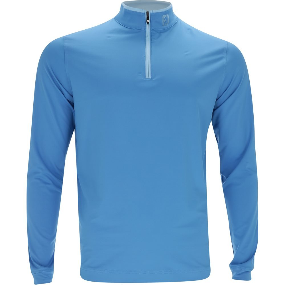 Tour Logo Lightweight Solid Midlayer w/ trim Pullover - Fairway Styles