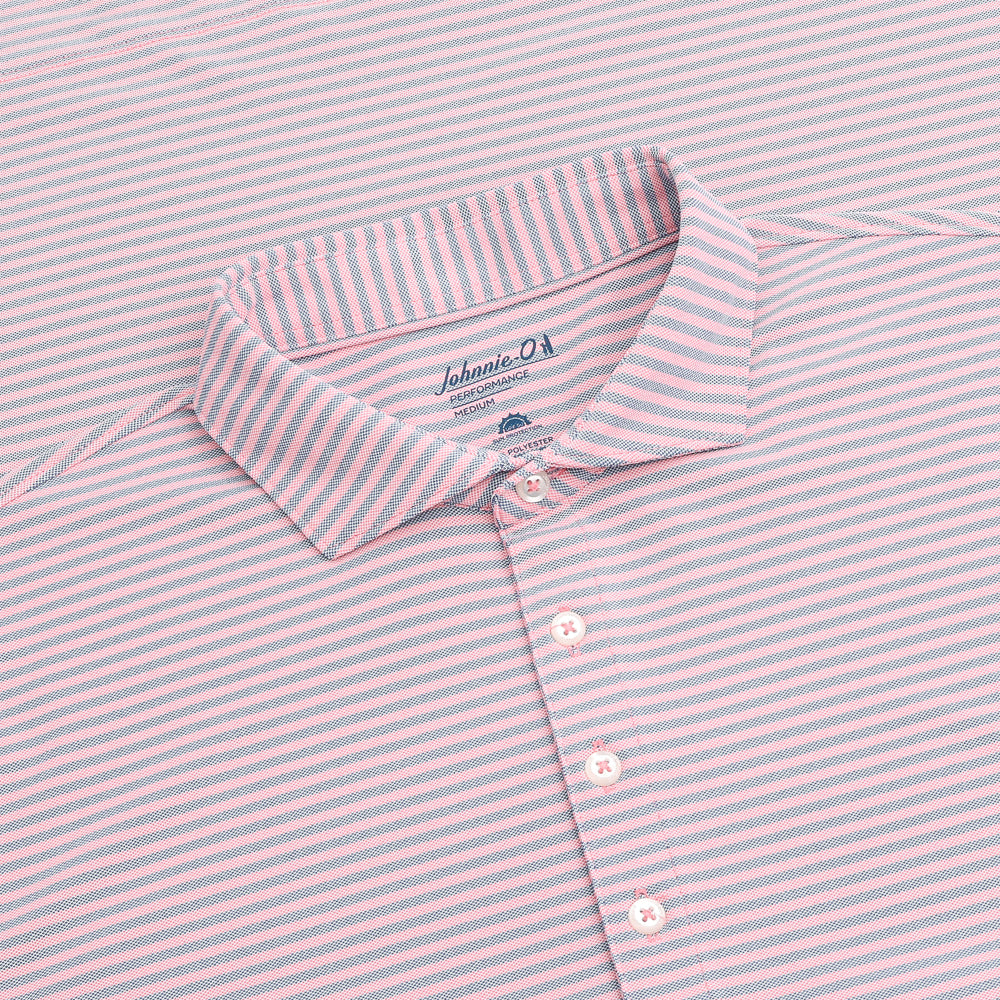 Performance Mesh Polo - Stetson Stripe