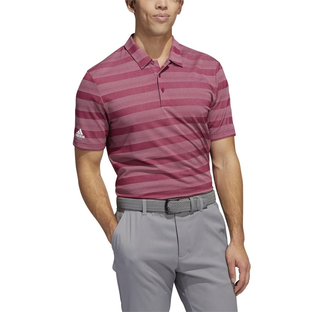 Two-Color Stripe Polo