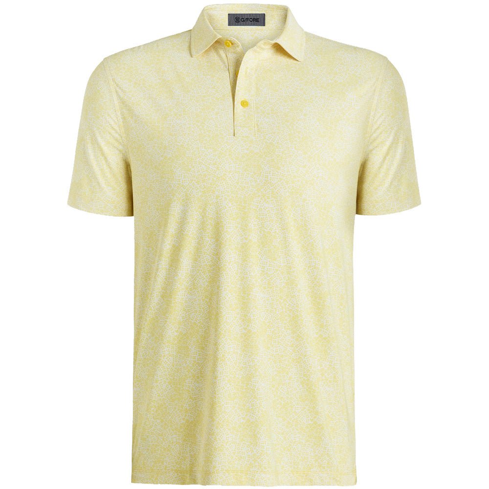 Hydrangea Print Tech Jersey Polo
